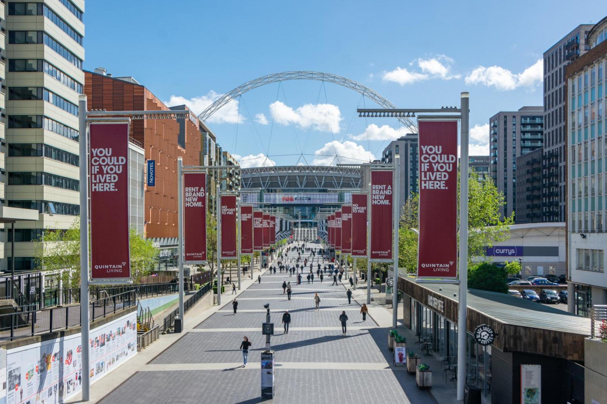 Mysquare State-Of-The-Art 1 Bedroom Apartments Near Wembley Park Londres Exterior foto